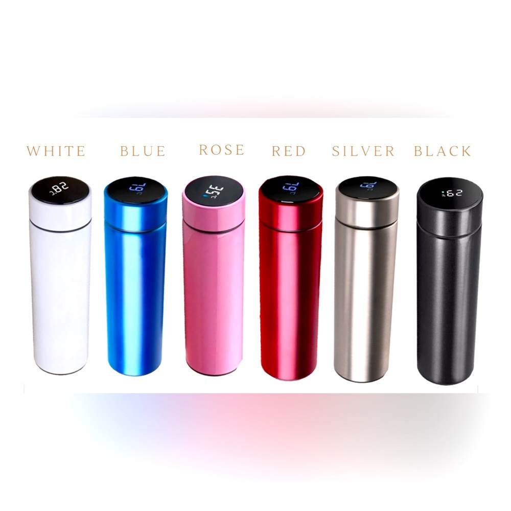 Smart 17 oz. Stainless Steel Tumblers With Led Temperature Display.